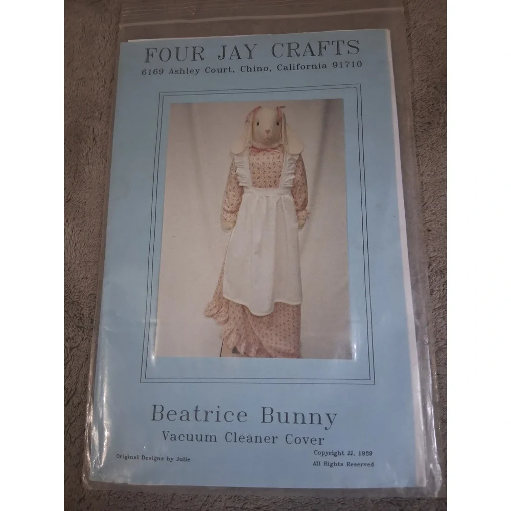 Vintage Four Jay Crafts Bunny Sewing Patterns Lillie Rachael Beatrice Set of 3